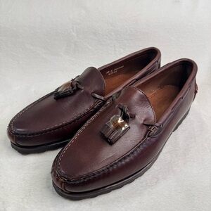 ALLEN EDMONDS MENS SIZE 10 TASSEL LOAFERS PREPPY! NWOT